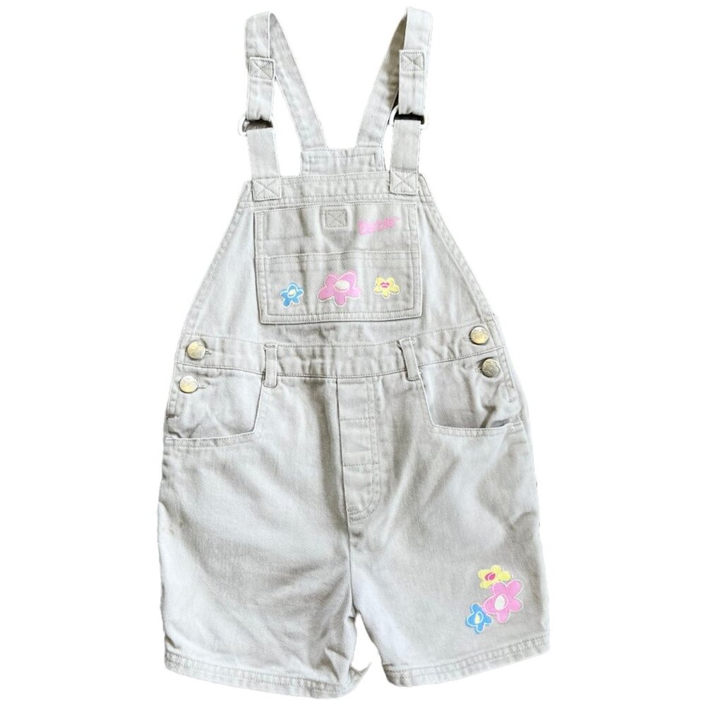 Vintage Barbie Mattel Neutral Shortalls  Overalls 6